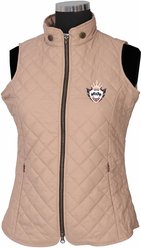 Equine Couture Dennison Vest, Beige, Medium