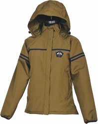 Equine Couture Farm House Jacket, Military Olive/EC Navy, Large