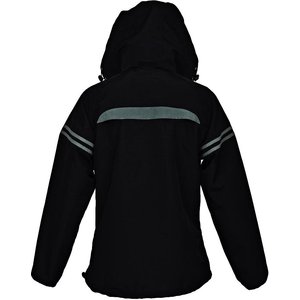 Equine Couture Farm House Jacket, Black/Ash Gray, X-Small