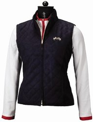 Equine Couture Spinnaker Vest, Navy, X-Small