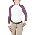 Equine Couture Smyrna Show Shirt, Wine, XX-Large