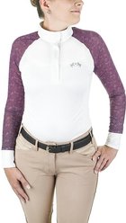 Equine Couture Smyrna Show Shirt, Wine, 3X-Large