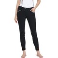 Equine Couture Ladies Malta Knee Patch Breeches, Black, 28