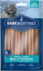 Barkworthies Bully Sticks Small Dog 4-in Grain-Free Dog Treats, 4-oz bag