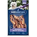 Barkworthies Braided Piggy Sticks Small Dog Grain-Free Dog Treats, 3 count