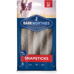 Barkworthies Snapsticks Grain-Free Dog Treats, 5 count