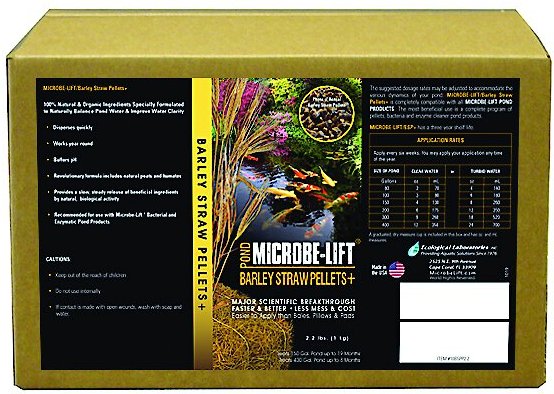 Microbe-Lift Barley Straw Pellets+ Pond Water Care, 2.2-lb box slide 1 of 1