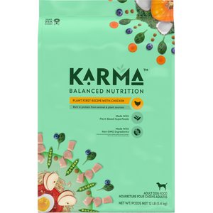 Karma Balanced Nutrition Plant First Recipe with Chicken Adult Dry Dog Food, 12-lb bag