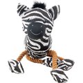 Charming Pet Dangle Dudes Zebra Squeaky Dog Toy