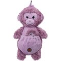 Charming Pet Pouch Pals Monkey Squeaky Dog Toy
