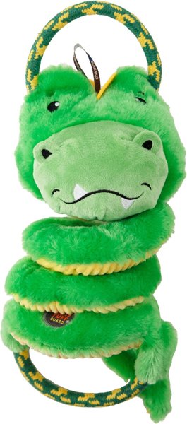 Charming Pet Springys Gator Squeaky Dog Toy slide 1 of 3