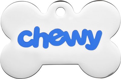 Frisco Chewy Stainless Steel Personalized Dog & Cat ID Tag with Enamel Infill, slide 1 of 1