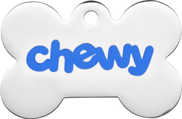 Frisco Chewy Stainless Steel Personalized Dog & Cat ID Tag with Enamel Infill, Regular slide 1 of 4