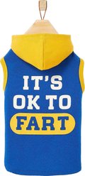 Wagatude It's OK to Fart Dog Hoodie, X-Small