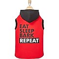 Wagatude Eat Sleep Bark Repeat Dog Hoodie, Small