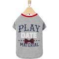 Wagatude Play Date Material Dog T-Shirt, XXX-Large
