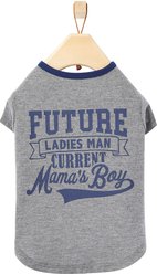 Wagatude Future Ladies Man Dog T-Shirt, Large