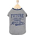 Wagatude Future Ladies Man Dog T-Shirt, Large