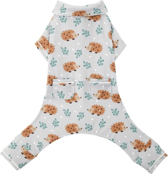 Wagatude Hedgehog Print Dog Pajamas, Medium slide 1 of 6