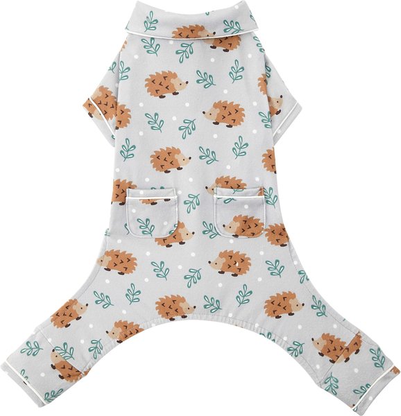 Wagatude Hedgehog Print Dog Pajamas, Large slide 1 of 4