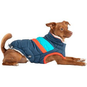 GF Pet Alpine Puffer Dog Coat, Dark Blue, X-Small