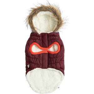 GF Pet Winter Sailor Dog Parka, Burgundy, X-Small
