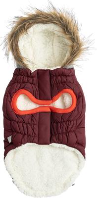 Show full view: GF Pet Winter Sailor Dog Parka, Burgundy, X-Small slide 5 of 7