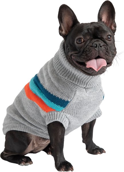 GF Pet Alpine Dog Sweater, Grey Mix, Small slide 1 of 6