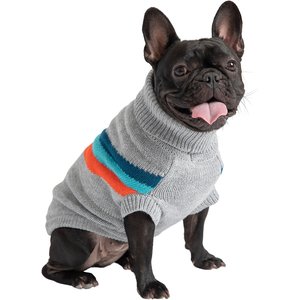 GF Pet Alpine Dog Sweater, Grey Mix, Small