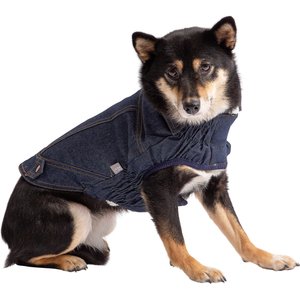 GF Pet Denim Dog Jacket, Blue Denim, XX-Small