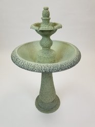 Exaco Tiered Bird Bath, Mint/Pastel Green slide 2 of 4