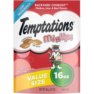 Temptations Mixups Backyard Cookout Cat Treats, 16-oz bag