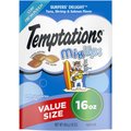 Temptations MixUps Surfers' Delight Flavor Soft & Crunchy Cat Treats, 16-oz bag
