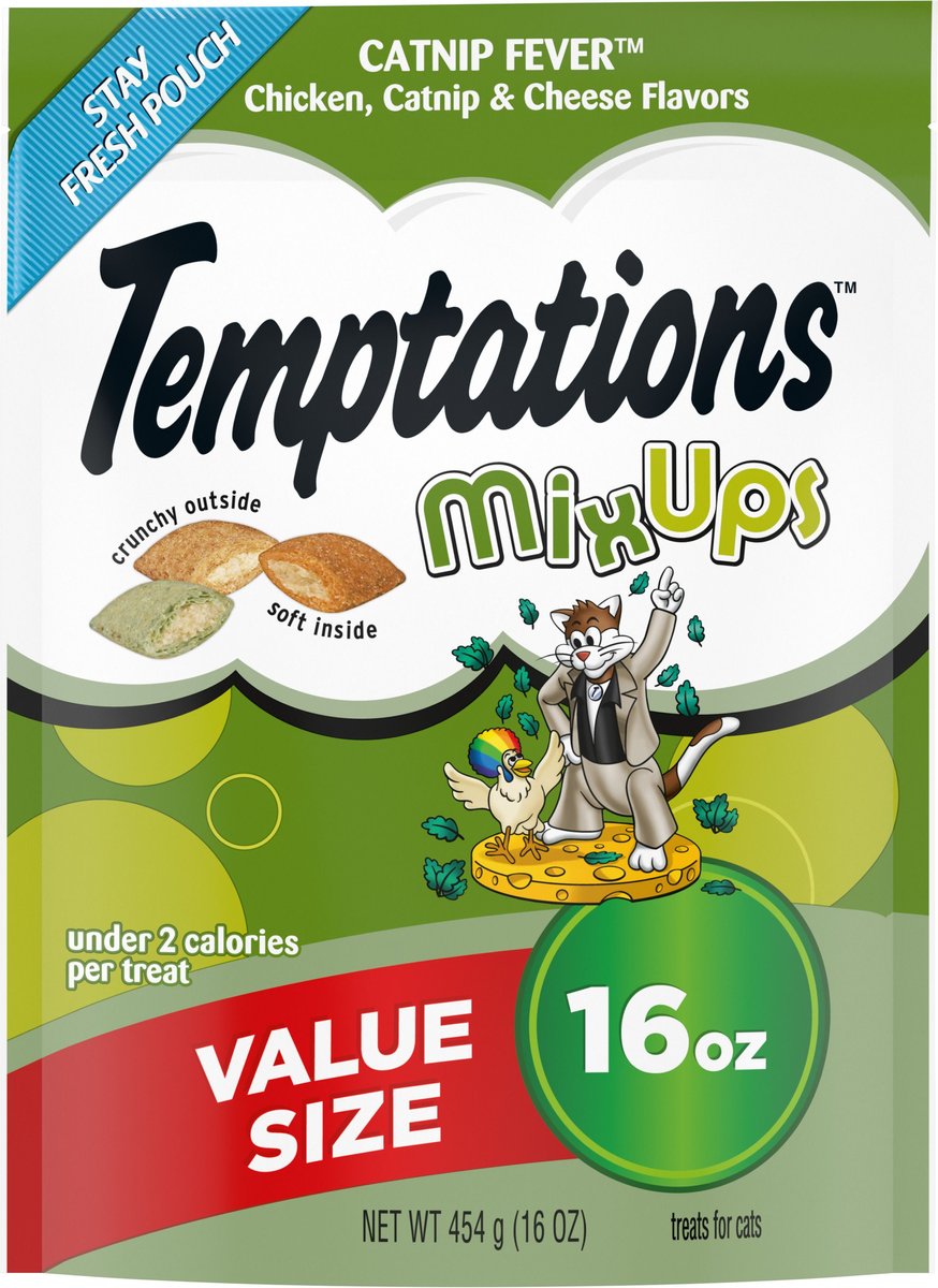 Temptations MixUps Catnip Fever Flavor Soft & Crunchy Cat Treats