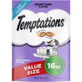 Temptations Classic Creamy Dairy Flavor Soft & Crunchy Cat Treats, 16-oz bag