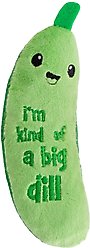Catstages Crunchy Pickle Kicker Plush Cat Toy with Catnip