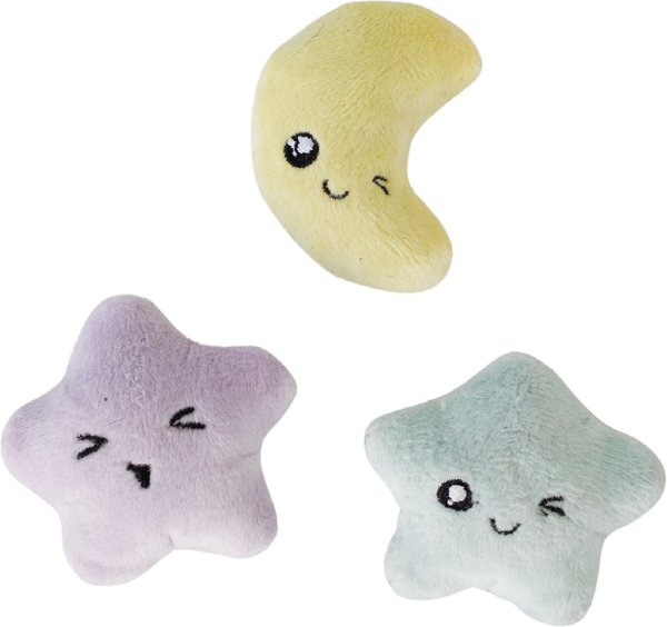 Catstages Toss 'N Twinkle Plush Cat Toy with Catnip, 3 count slide 1 of 6