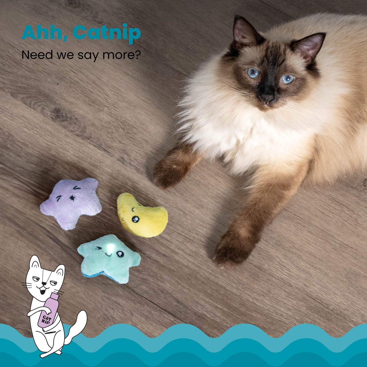 Catstages Toss N' Flip Chips Cat Toy with Catnip