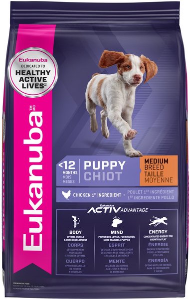 Eukanuba Puppy Medium Breed Dry Dog Food, 4.5-lb bag slide 1 of 7