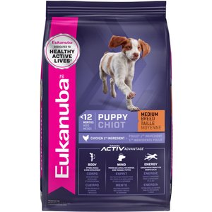 Eukanuba Puppy Medium Breed Dry Dog Food, 4.5-lb bag