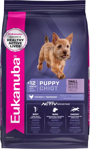 Eukanuba Puppy Small Breed Dry Dog Food, 4.5-lb bag slide 1 of 7