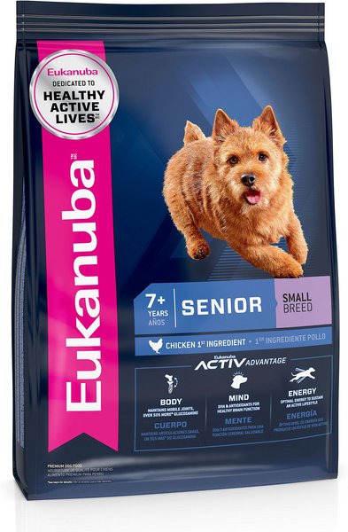 Eukanuba Senior Small Breed Dry Dog Food, 4.5-lb bag slide 1 of 9