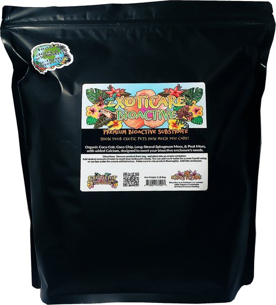 EXOTICARE Premium Bioactive Reptile Substrate, 2-lb bag - Chewy.com