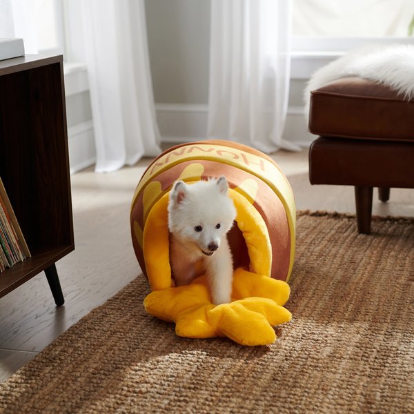 Disney Winnie the Pooh Honey Pot Covered Cat & Dog Bed slide 1 of 5
