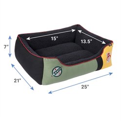 STAR WARS BOBA FETT Bolster Dog & Cat Bed, Large slide 2 of 5