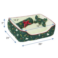 Disney Mickey Mouse Holiday Pet Bed & Gift Set, Medium slide 2 of 5