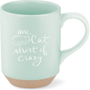 Fringe Studio "One Cat Short" Stoneware Mug, 12-oz