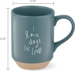 Fringe Studio "Dogs The End" Stoneware Mug, 12-oz slide 2 of 2