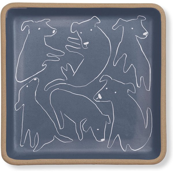 Fringe Studio "Bad Kitty" Mini Round Stoneware Tray
