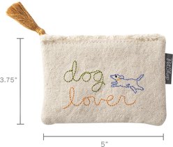 Fringe Studio Stitched "Dog Lover" Canvas Pouch slide 2 of 2